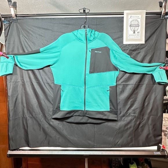 MARMOT® Performance Full-Zip Hoodie / Mens XL - Picture 3 of 14